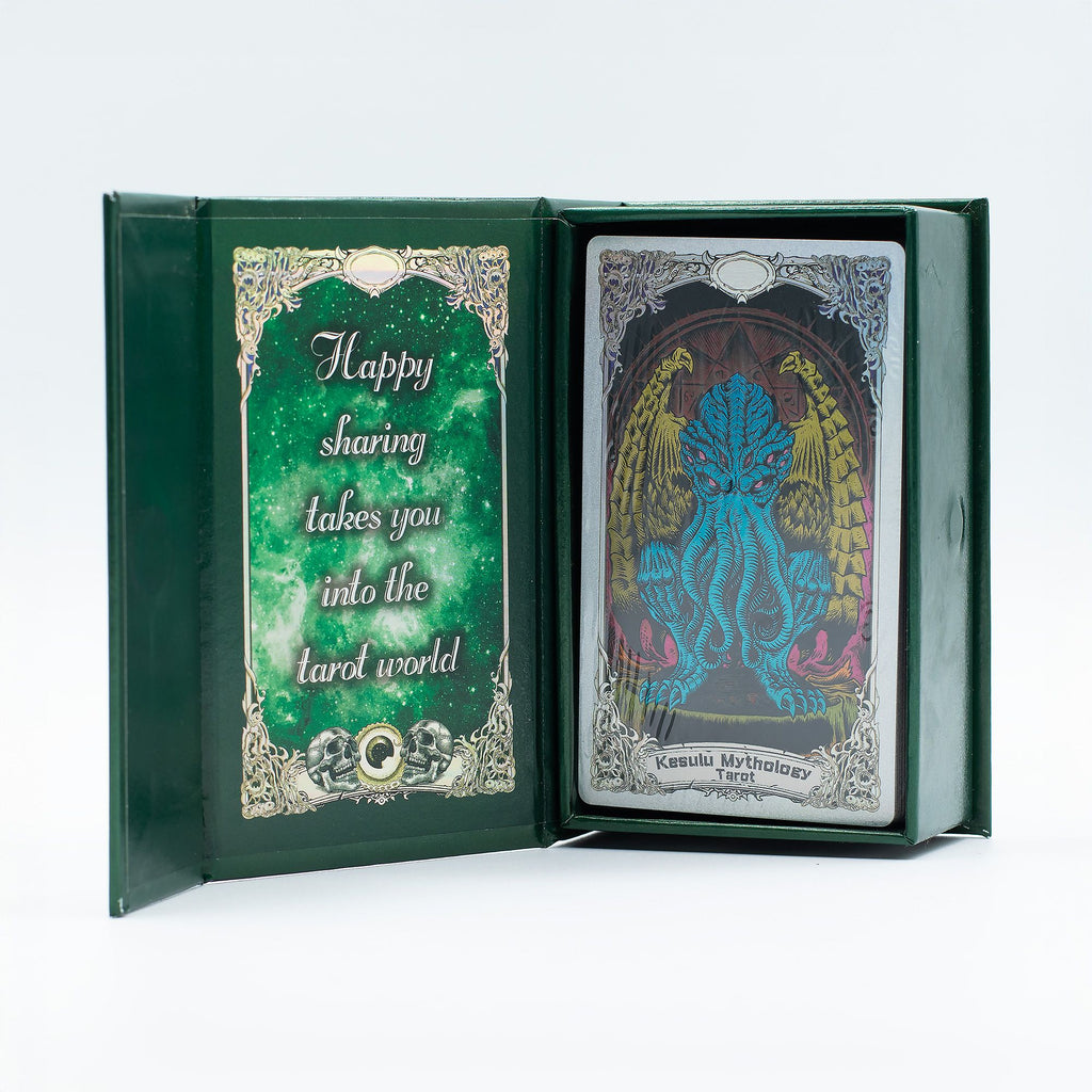 Tarot card deck with metallic foil - Kesulu Mythology - with booklet