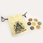 Conjunto de Pedras Pequenas dos Chakras (Forma Arredondada)