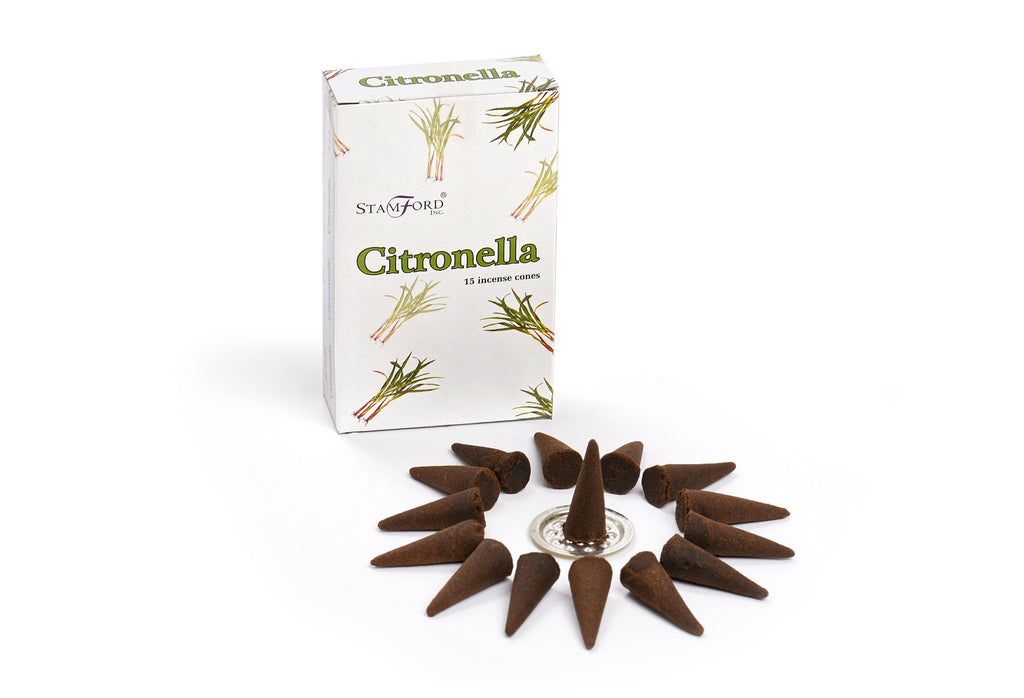 Cones de incenso de Citronela