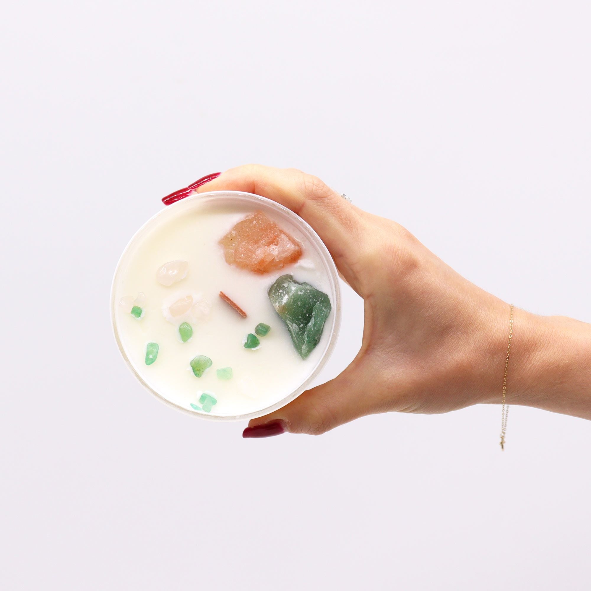 Velas de Cristal dos Chakra  - Chakra cardíaco - Anhata