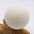 Table lamp with spherical shade - Ivory